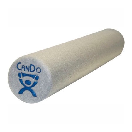 Fabrication Enterprises CanDo Gray Plus Foam Roller, 6" Dia x 18"L 30-2501